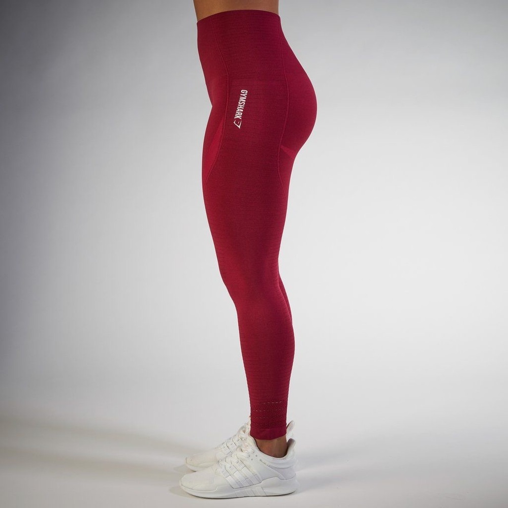 Gymshark Leggings Beet Red Small
